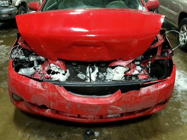 4T1CE38P14U796396 - 2004 TOYOTA CAMRY SOLA RED photo 9