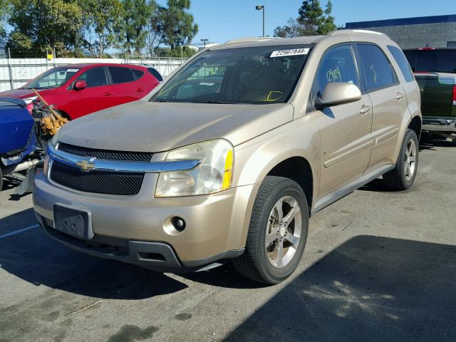 2CNDL63F076062085 - 2007 CHEVROLET EQUINOX LT GOLD photo 2