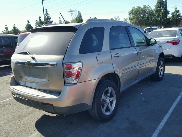 2CNDL63F076062085 - 2007 CHEVROLET EQUINOX LT GOLD photo 4