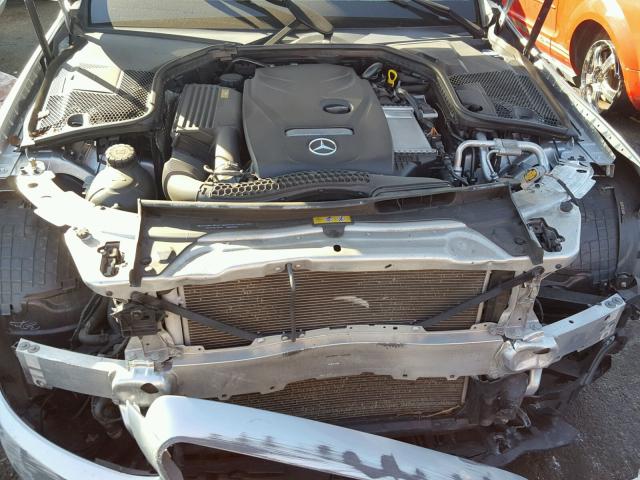 55SWF4JB9GU145435 - 2016 MERCEDES-BENZ C 300 SILVER photo 7