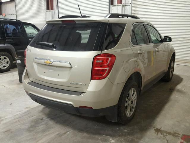 2GNALCEK8G1126913 - 2016 CHEVROLET EQUINOX LT GOLD photo 4