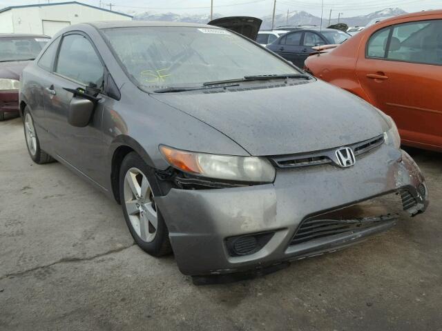 2HGFG12826H555827 - 2006 HONDA CIVIC EX GRAY photo 1