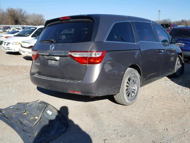 5FNRL5H64BB096109 - 2011 HONDA ODYSSEY EX CHARCOAL photo 4