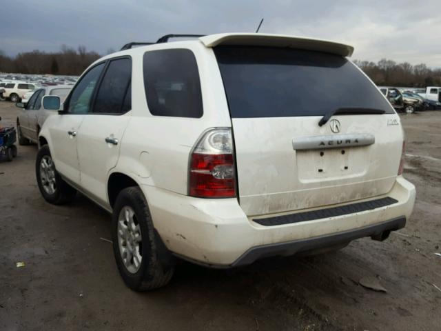 2HNYD18604H545309 - 2004 ACURA MDX TOURIN WHITE photo 3