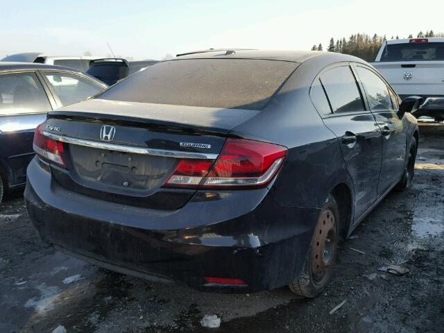 2HGFB2F76FH009070 - 2015 HONDA CIVIC SE BLACK photo 4