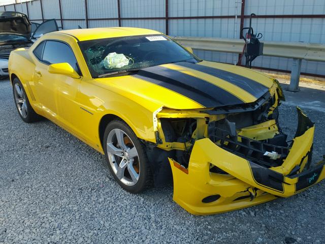 2G1FT1EW6A9104545 - 2010 CHEVROLET CAMARO SS YELLOW photo 1