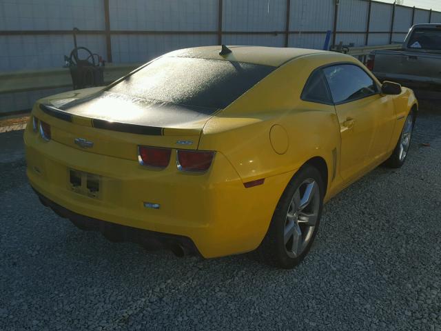 2G1FT1EW6A9104545 - 2010 CHEVROLET CAMARO SS YELLOW photo 4