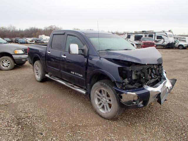 1N6AA0ECXCN329877 - 2012 NISSAN TITAN S BLUE photo 1