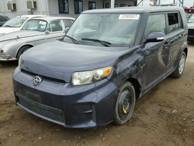 JTLZE4FE5B1127508 - 2011 TOYOTA SCION XB BLUE photo 2