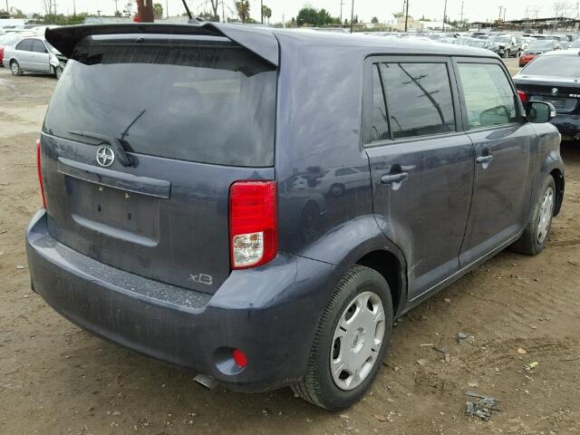 JTLZE4FE5B1127508 - 2011 TOYOTA SCION XB BLUE photo 4