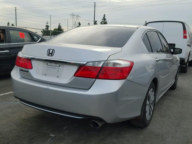 1HGCR2F33EA254191 - 2014 HONDA ACCORD LX SILVER photo 4