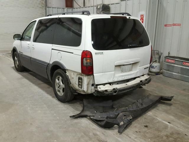 1GMDX03E04D152844 - 2004 PONTIAC MONTANA WHITE photo 3