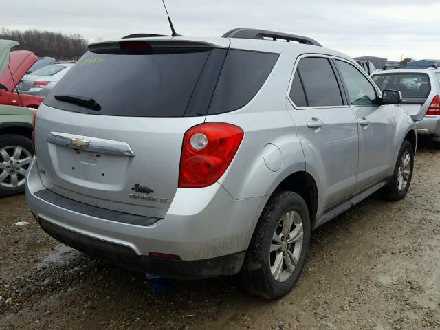 2GNALDEK4C1259216 - 2012 CHEVROLET EQUINOX LT SILVER photo 4