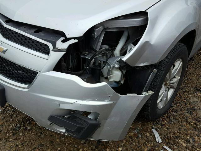 2GNALDEK4C1259216 - 2012 CHEVROLET EQUINOX LT SILVER photo 9