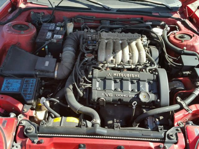 JA3AM84J3SY014696 - 1995 MITSUBISHI 3000 GT RED photo 7