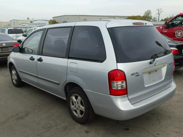 JM3LW28G510175121 - 2001 MAZDA MPV WAGON SILVER photo 3