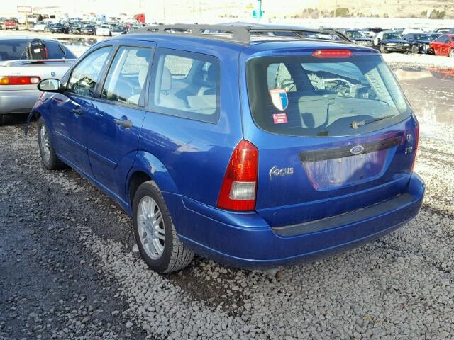 1FAFP36373W242283 - 2003 FORD FOCUS SE BLUE photo 3