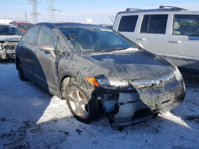 1HGFA16938L023769 - 2008 HONDA CIVIC EXL GRAY photo 1