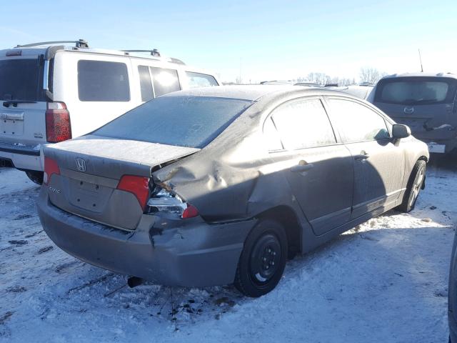 1HGFA16938L023769 - 2008 HONDA CIVIC EXL GRAY photo 4