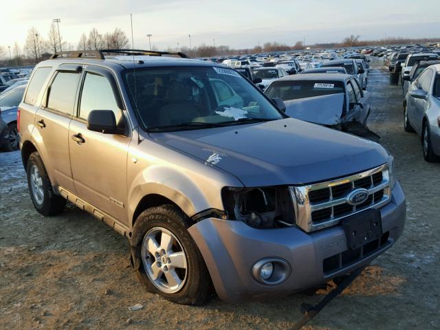 1FMCU03128KB04717 - 2008 FORD ESCAPE XLT SILVER photo 1