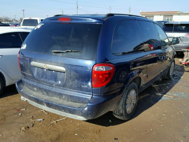 2A4GP44R96R843973 - 2006 CHRYSLER TOWN & COU BLUE photo 4