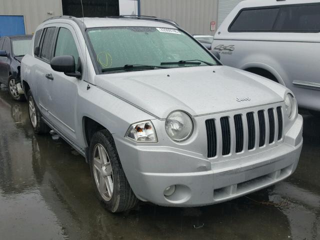 1J8FF47W08D647361 - 2008 JEEP COMPASS SP SILVER photo 1