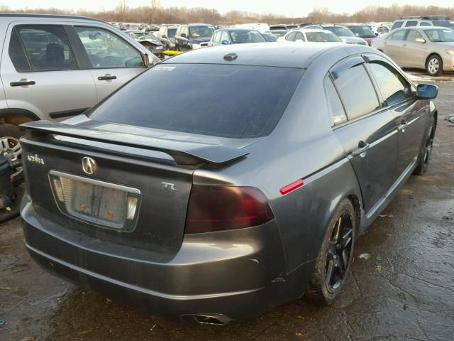 19UUA66214A044570 - 2004 ACURA TL GRAY photo 4