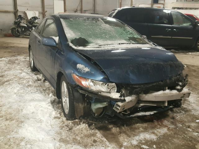 2HGFG12938H535887 - 2008 HONDA CIVIC EXL BLUE photo 1