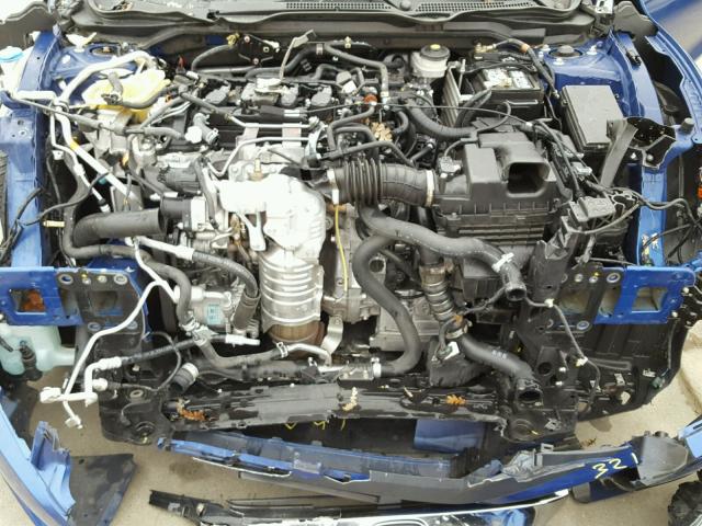 2HGFC3B31GH354207 - 2016 HONDA CIVIC EX ლურჯი ფოტო 7