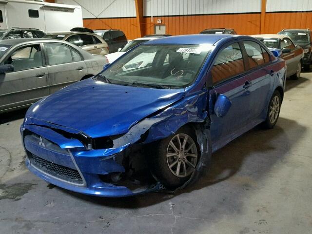 JA32V2FW3FU600531 - 2015 MITSUBISHI LANCER SE BLUE photo 2