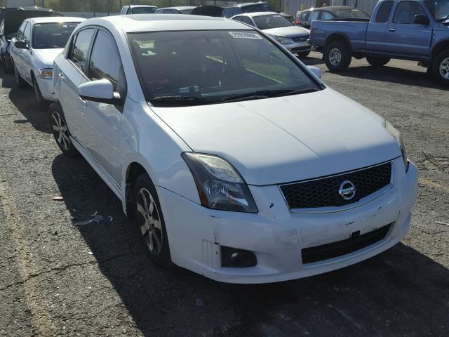 3N1AB6AP0CL710488 - 2012 NISSAN SENTRA 2.0 WHITE photo 1