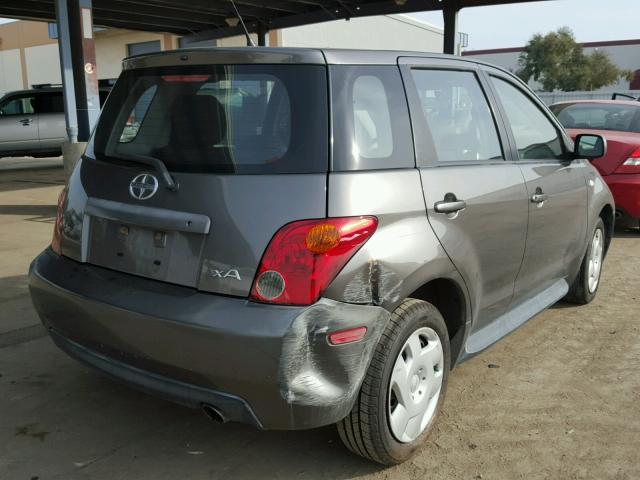 JTKKT624240046799 - 2004 TOYOTA SCION XA GRAY photo 4