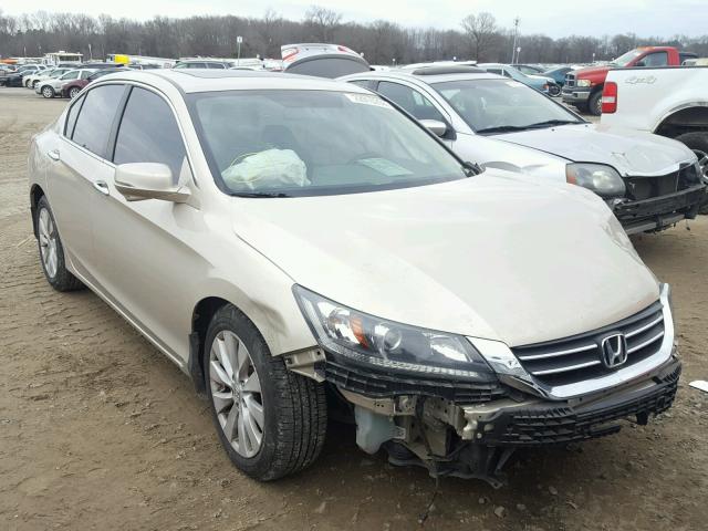 1HGCR2F72EA230399 - 2014 HONDA ACCORD EX TAN photo 1