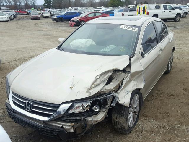 1HGCR2F72EA230399 - 2014 HONDA ACCORD EX TAN photo 2