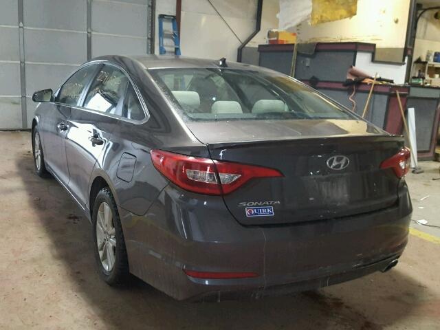 5NPE24AF4GH318954 - 2016 HYUNDAI SONATA SE BROWN photo 3