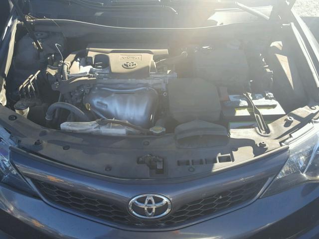 4T1BF1FKXCU637119 - 2012 TOYOTA CAMRY BASE GRAY photo 7