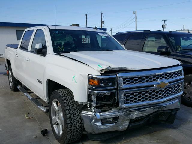 3GCUKRECXEG552353 - 2014 CHEVROLET SILVERADO WHITE photo 1