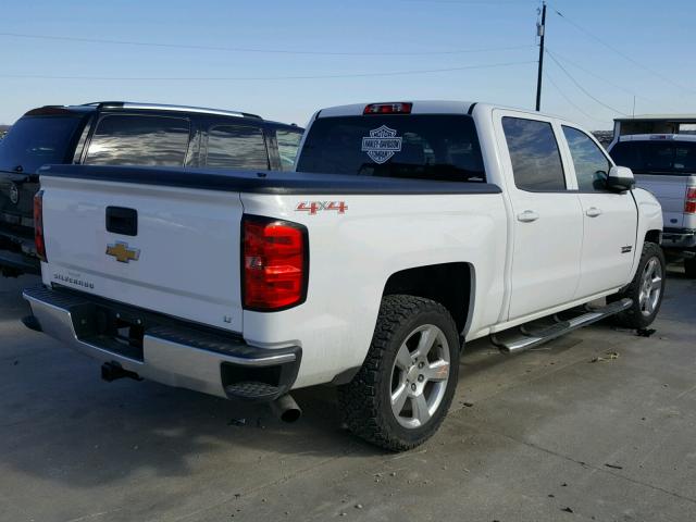 3GCUKRECXEG552353 - 2014 CHEVROLET SILVERADO WHITE photo 4