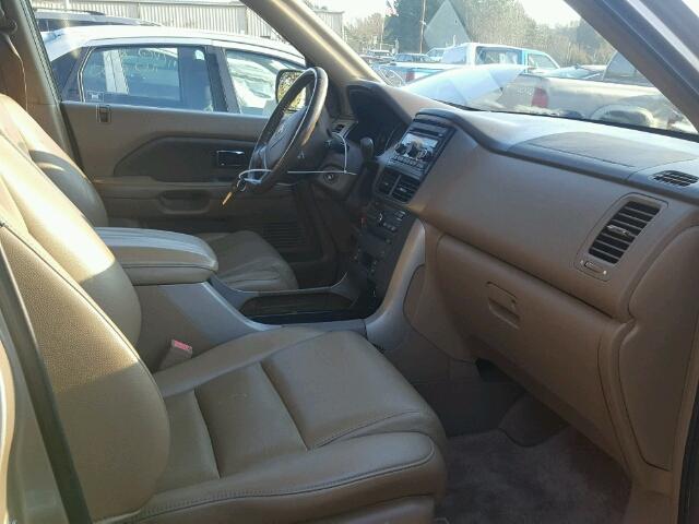 2HKYF18656H542285 - 2006 HONDA PILOT EX GOLD photo 5