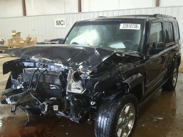 1J8HG48K07C669060 - 2007 JEEP COMMANDER BLACK photo 2