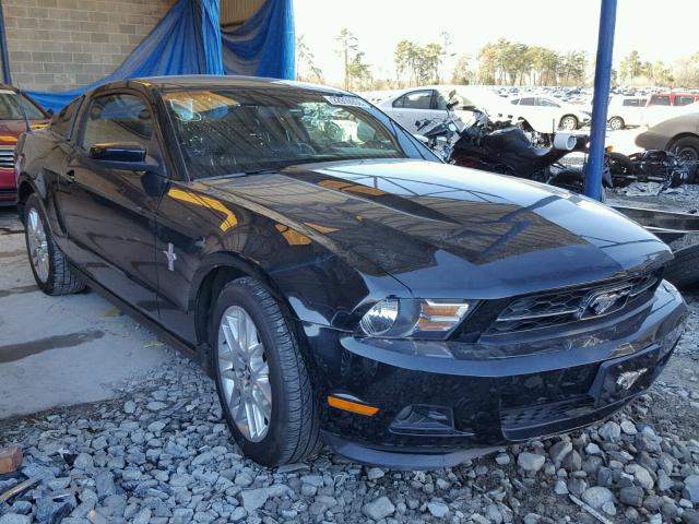 1ZVBP8AM8C5253866 - 2012 FORD MUSTANG BLACK photo 1