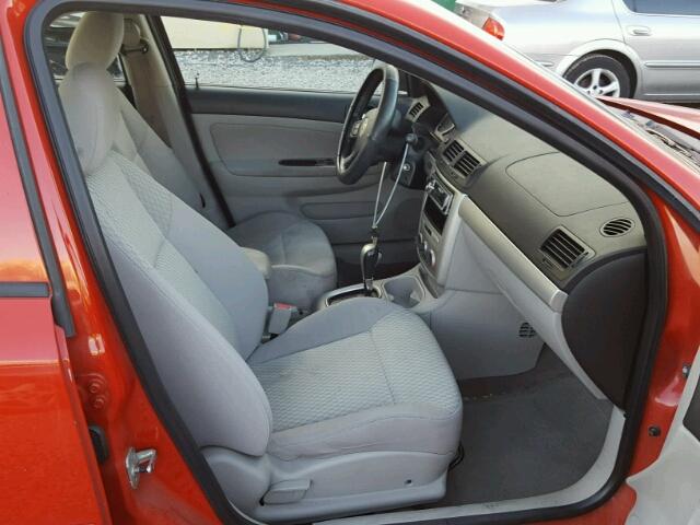 1G1AL55F267800037 - 2006 CHEVROLET COBALT LT RED photo 5