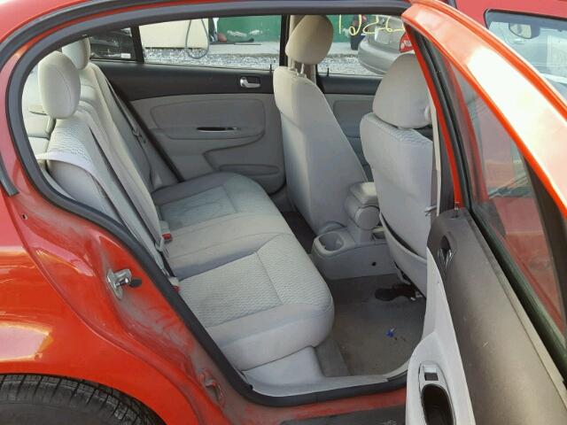 1G1AL55F267800037 - 2006 CHEVROLET COBALT LT RED photo 6