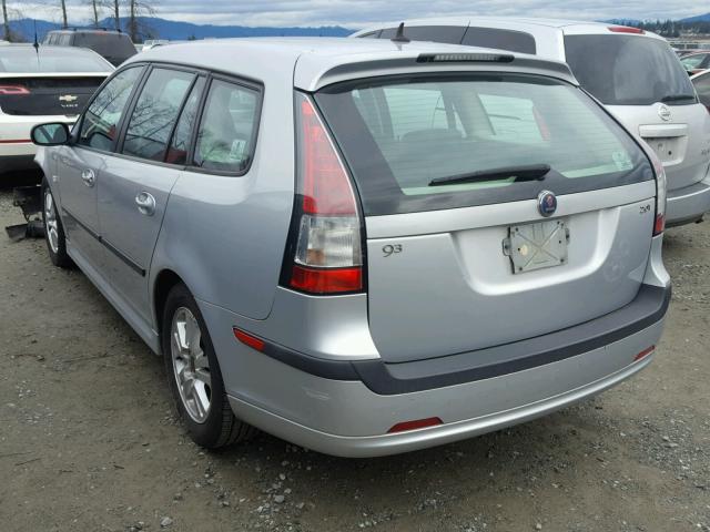 YS3FD55Y461133222 - 2006 SAAB 9-3 BASE GRAY photo 3