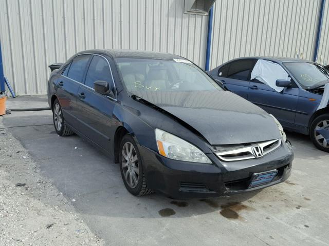 1HGCM66587A027282 - 2007 HONDA ACCORD EX BLACK photo 1