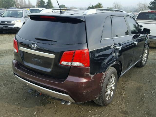 5XYKWDA2XBG101462 - 2011 KIA SORENTO SX BLACK photo 4