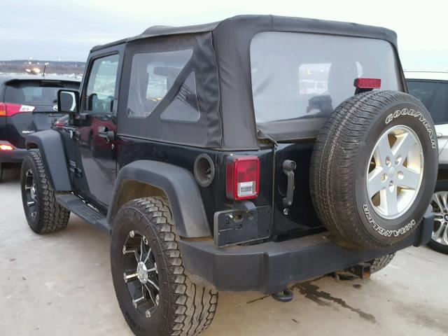 1C4AJWAG3EL116220 - 2014 JEEP WRANGLER S BLACK photo 3