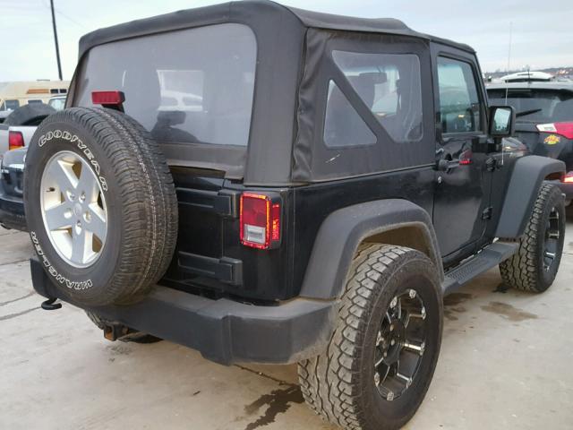 1C4AJWAG3EL116220 - 2014 JEEP WRANGLER S 黑色 照片 4