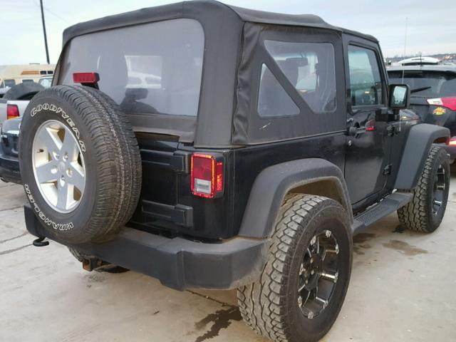 1C4AJWAG3EL116220 - 2014 JEEP WRANGLER S BLACK photo 4