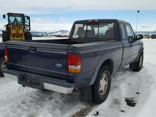 1FTCR15X9RPB40082 - 1994 FORD RANGER SUP BLUE photo 4